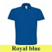 PUI10 B&C ID.001 unisex galléros (piqué) póló royal blue